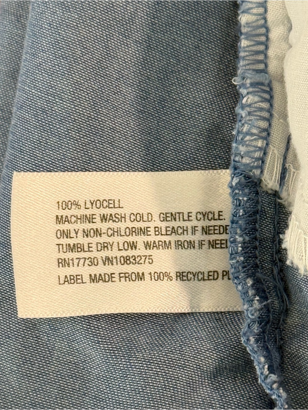 Merona Light Denim Drawstring Chambray Skirt - Light Blue - Picture 9 of 9